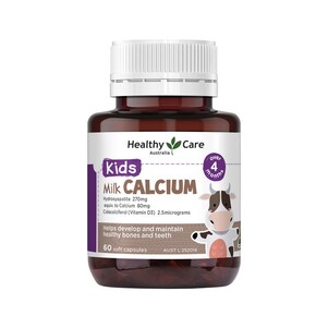 (PRE ORDER) Healthy Care Kids Milk Calcium 60 Capsules shelf life 2yrs
